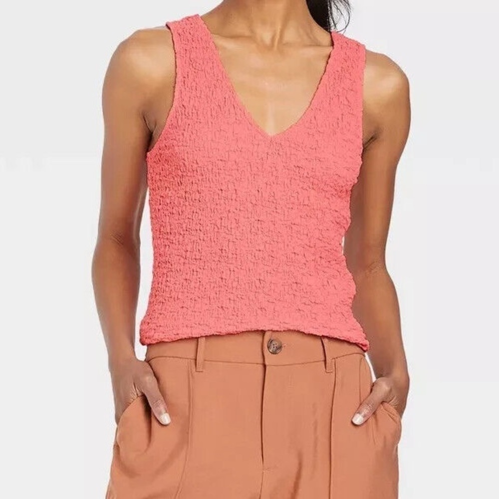 Women's Textured Tank Top - A New Day
